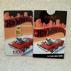 1 gram Pure Gold Bar - Hot Wheels Race to Win